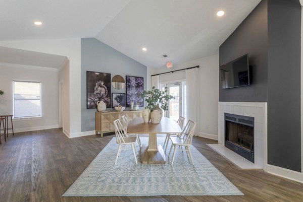 Clubhouse featuring modern design and communal spaces at Avana Bellevue Apartments, perfect for gatherings and relaxation