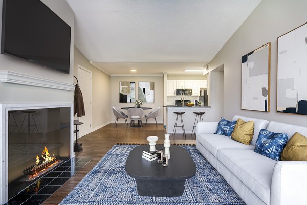 living room at Avana Bellevue Apartments