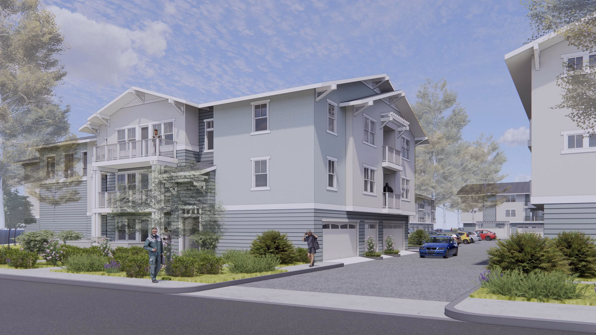 building at Colony Parc Apartments