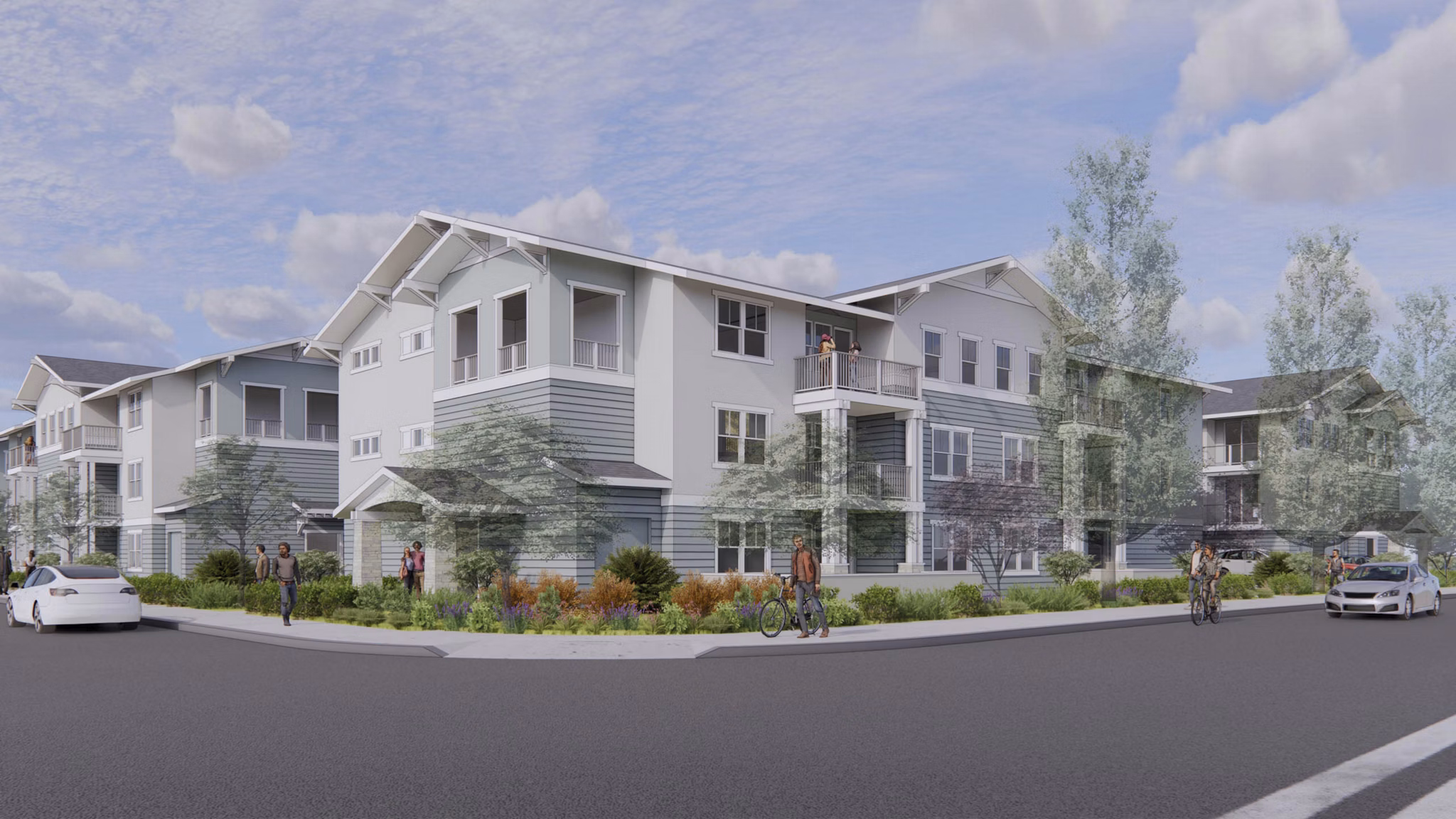 building at Colony Parc Apartments