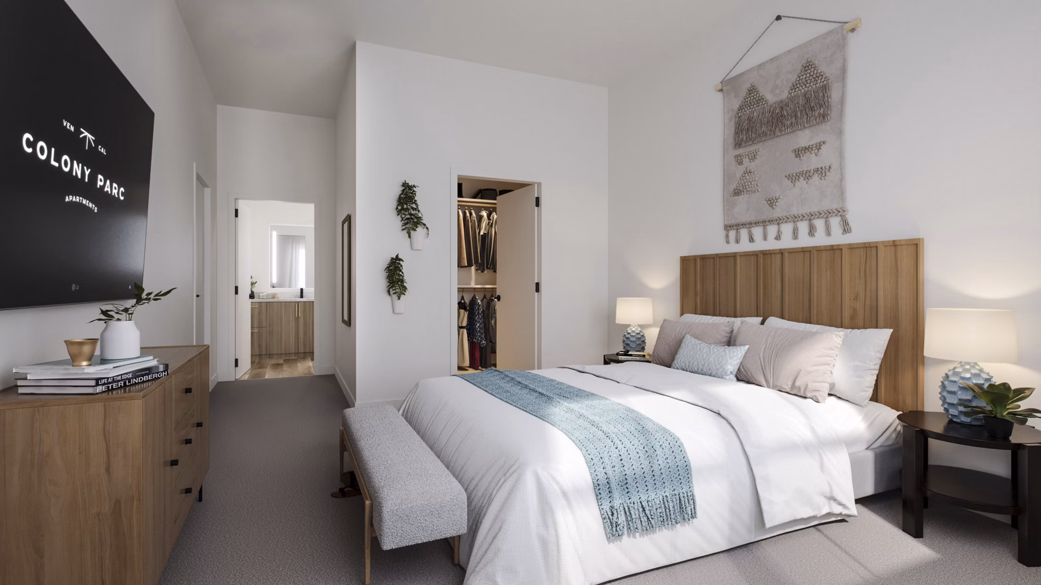 bedroom at Colony Parc Apartments