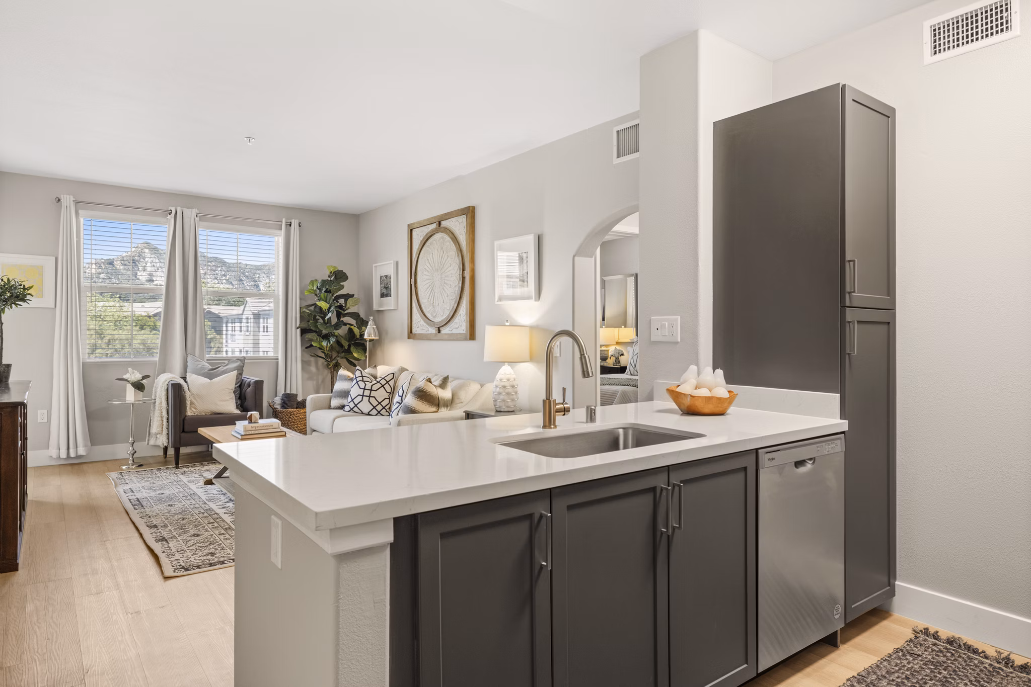 kitchen at Parc Chateaux Apartments