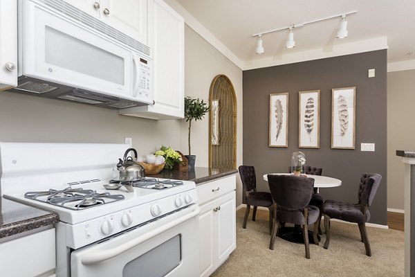 kitchen at Parc Chateaux Apartments