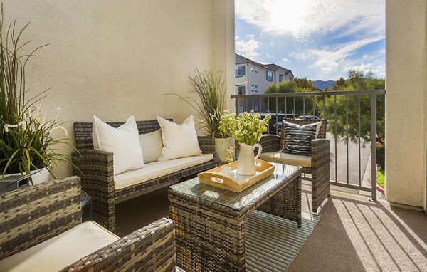 patio at Parc Chateaux Apartments