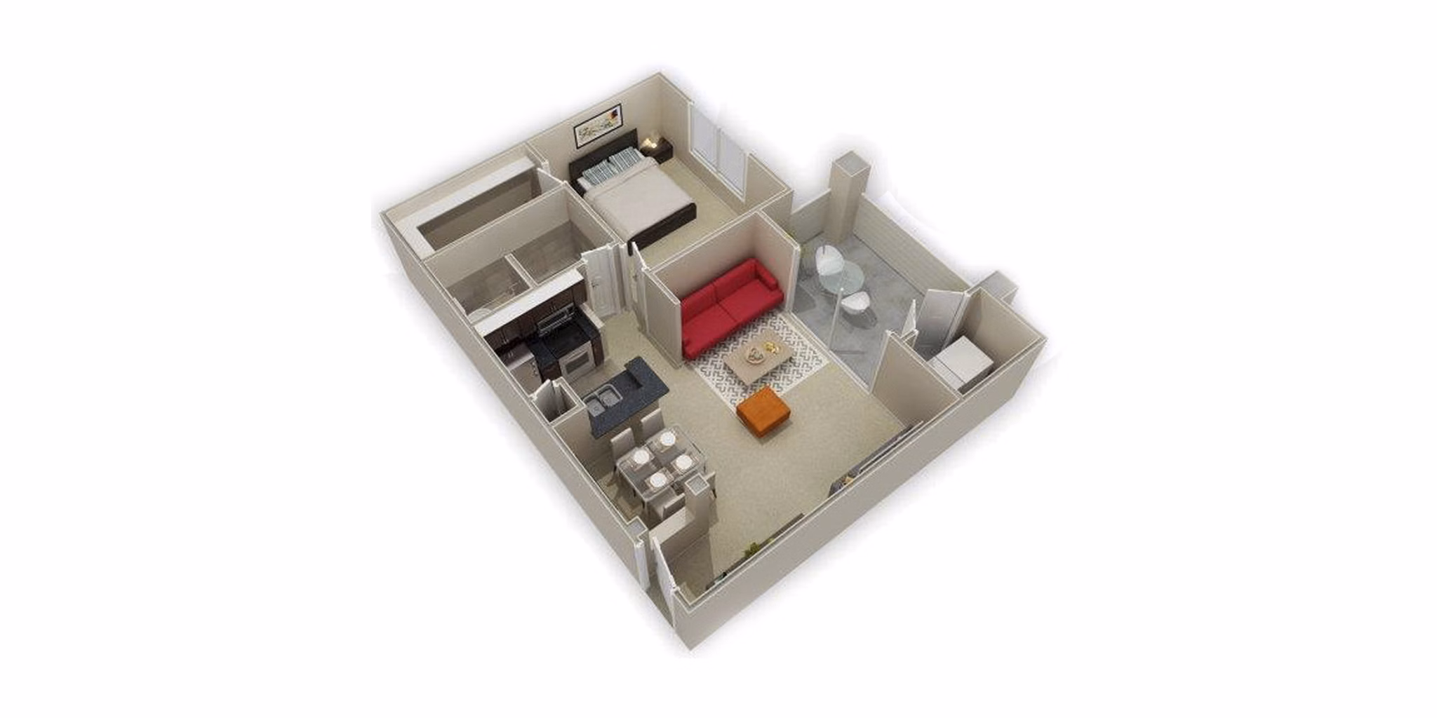 A3 floor plan at Stone Chase Apartments