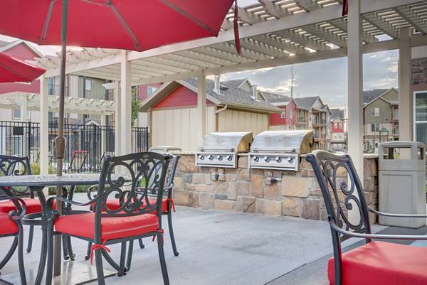 Grill area at the Viewpointe Apartments
