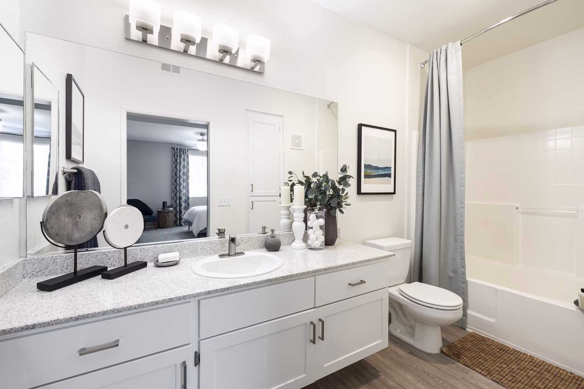 Bathroom at Mission Grove Apartments