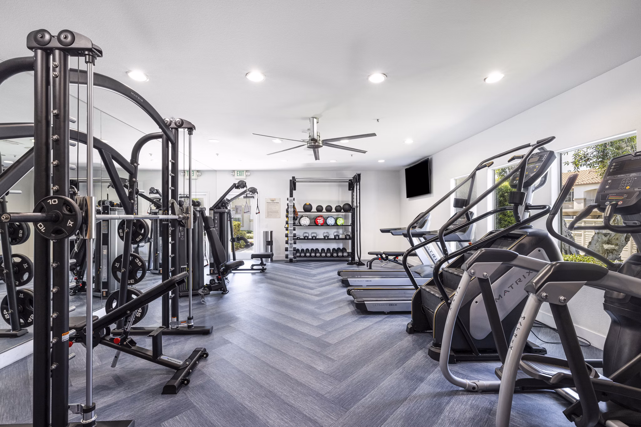 Fitness Center at Mission Grove Apartments