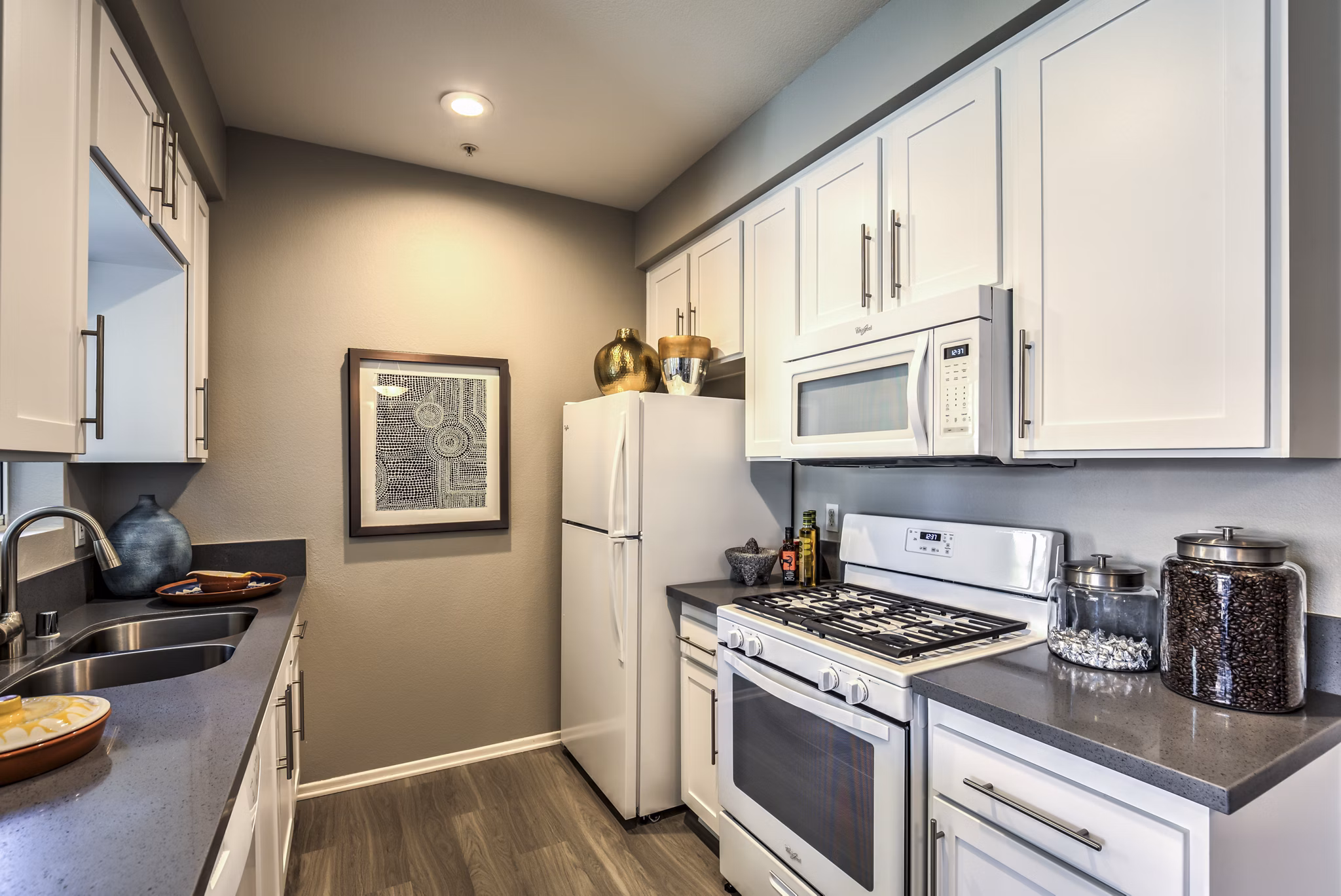 Kitchen at Mission Grove Apartments