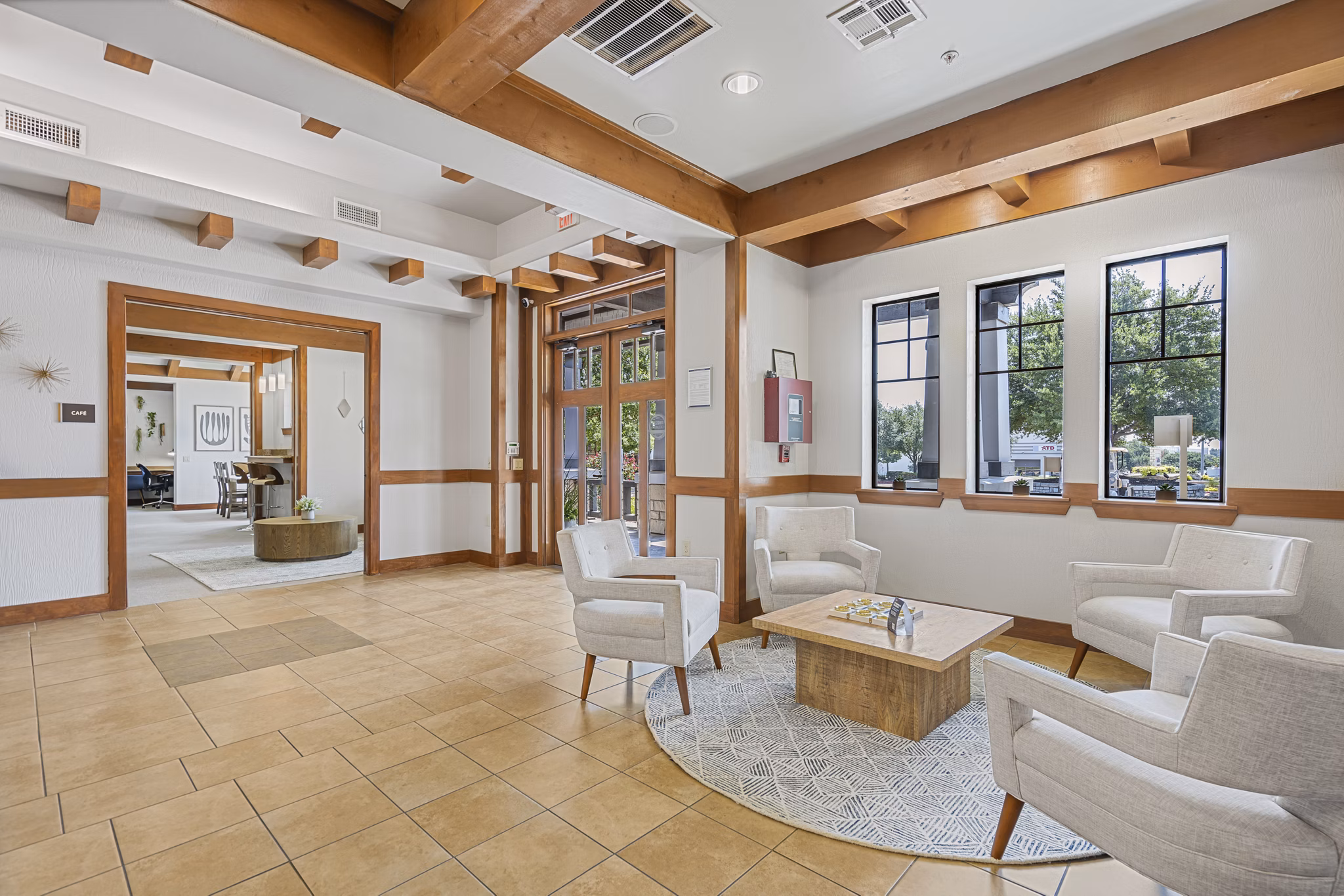 clubhouse at The Oaks at Techridge Apartments