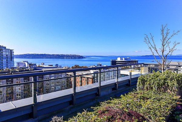 patio/balcony rendering of Axis Apartments