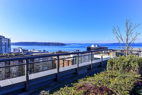 patio/balcony rendering of Axis Apartments