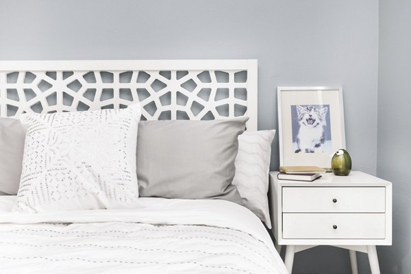 Cozy bedroom with serene decor at Dexter Lake Union Apartments