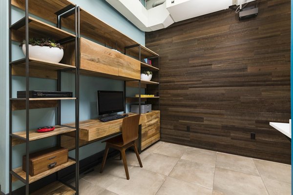 Clubhouse with contemporary design elements at Dexter Lake Union Apartments, featuring modern furnishings and community spaces for residents