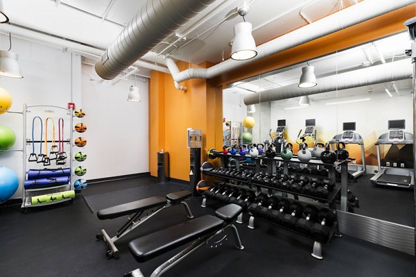 Fitness center with state-of-the-art equipment at Dexter Lake Union Apartments
