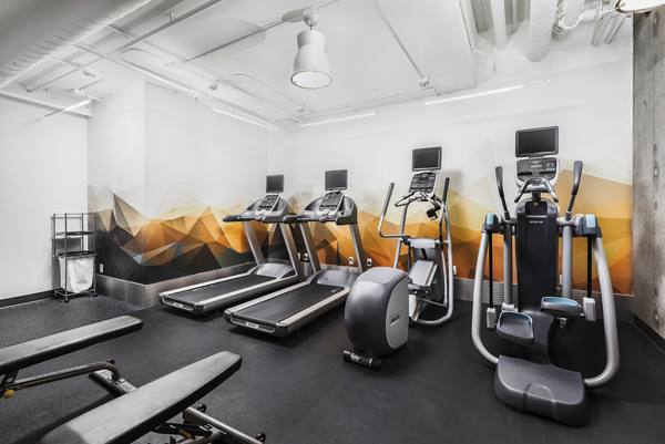 fitness center at Dexter Lake Union Apartments
