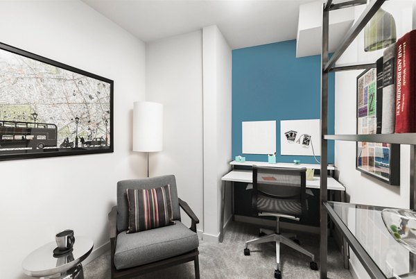 Spacious kitchen with modern appliances at Dexter Lake Union Apartments