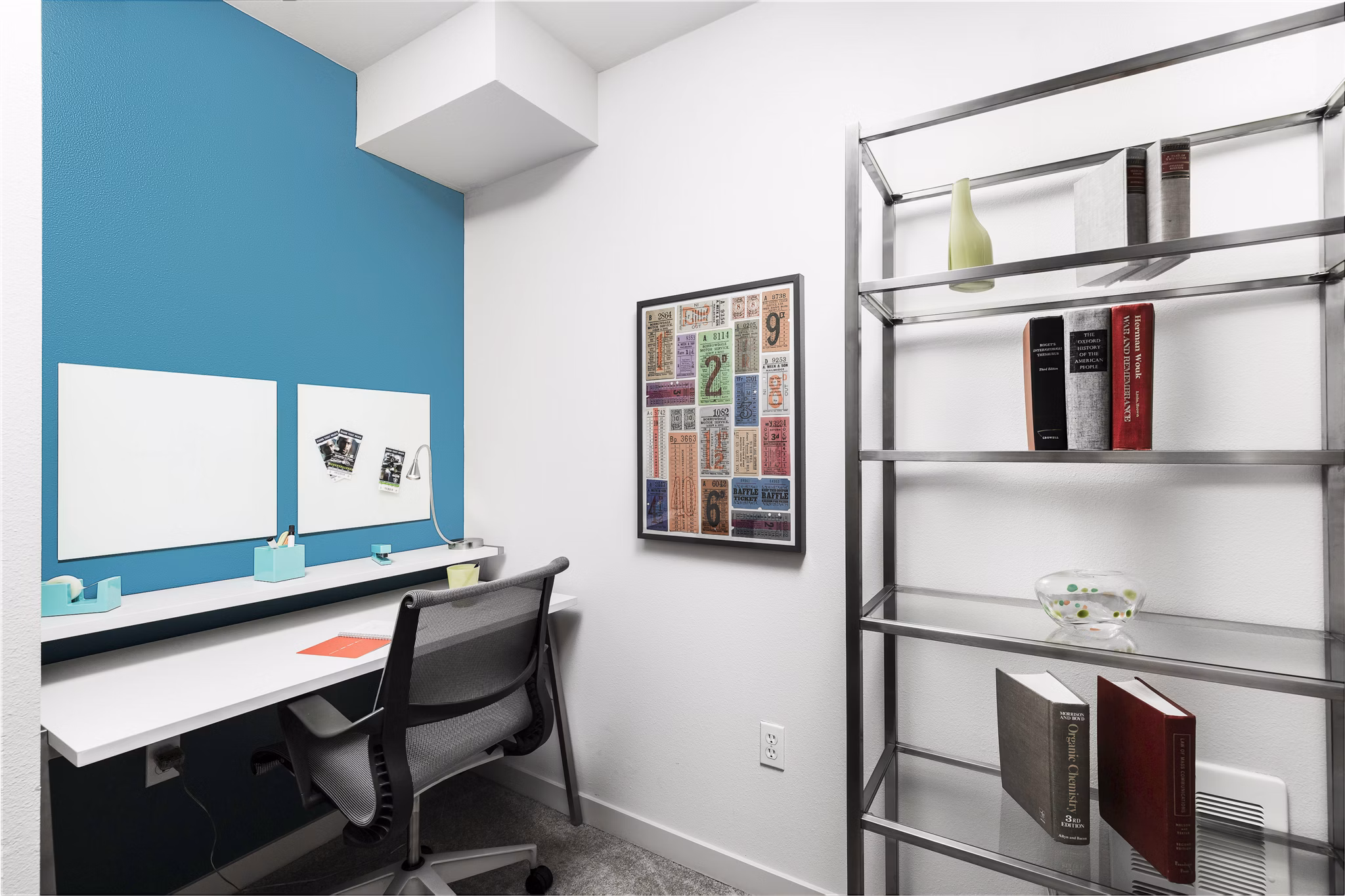 Modern kitchen with stainless steel appliances at Dexter Lake Union Apartments
