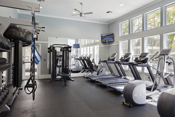 State-of-the-art fitness center at Lions Gate South Apartments featuring modern equipment and spacious workout areas