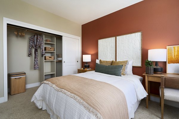 bedroom at Bridgepointe Apartments