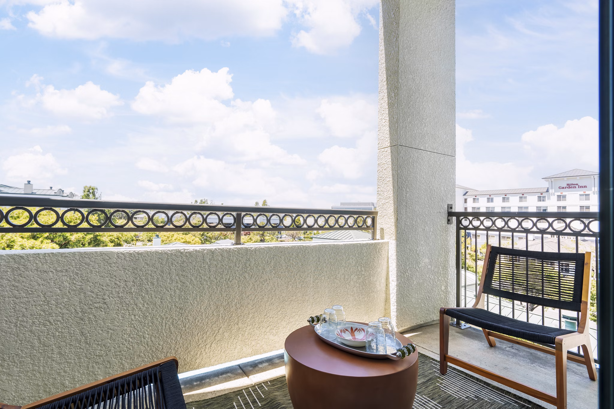 Patio at Bridgepointe Apartments