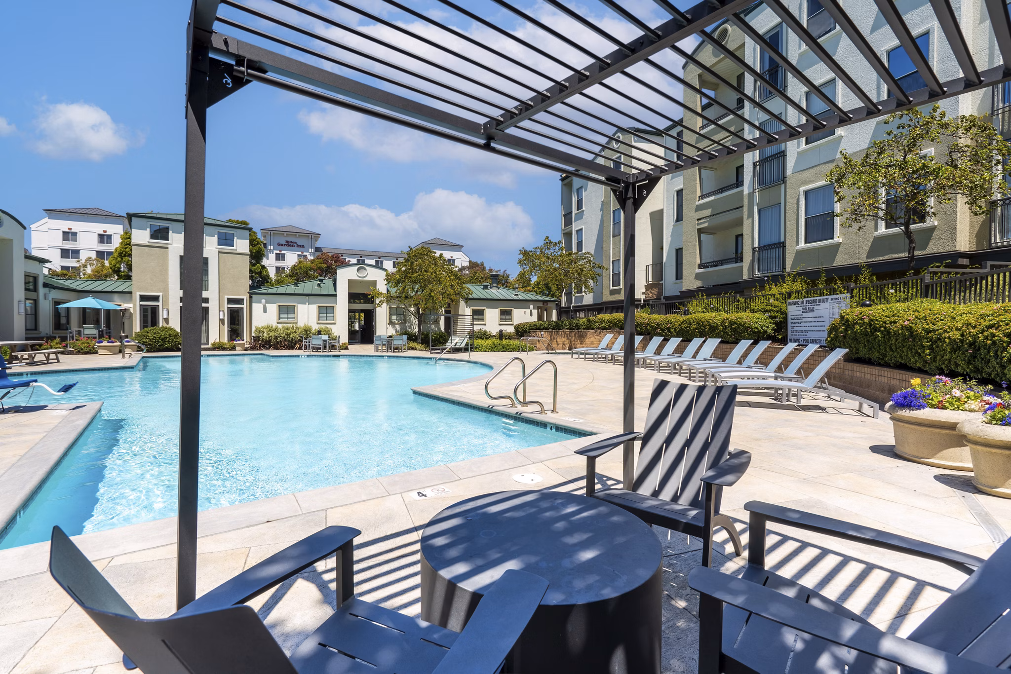 Pool at Bridgepointe Apartments