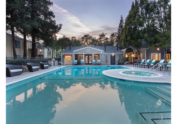 pool at Central Park at Whisman Station Apartments