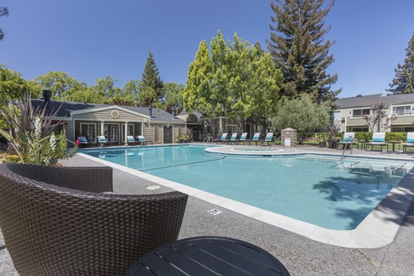 pool at Central Park at Whisman Station Apartments