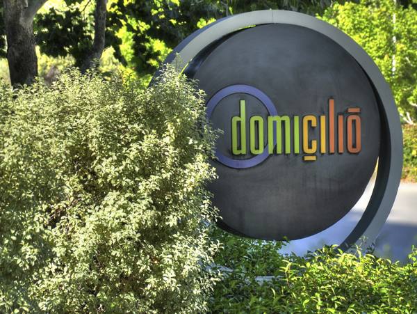 signage at Domicilio Apartments