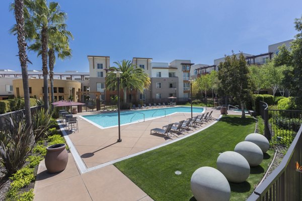 pool at Domicilio Apartments