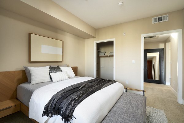 bedroom at Elements Apartments