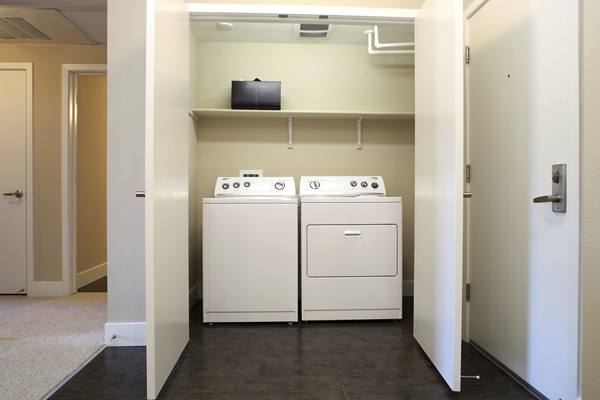 laundry room at Elements Apartments