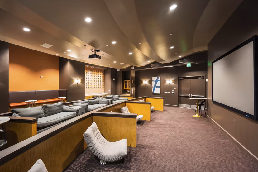 Modern clubhouse with stylish decor at Mosaic Apartments, available at Greystar luxury apartments