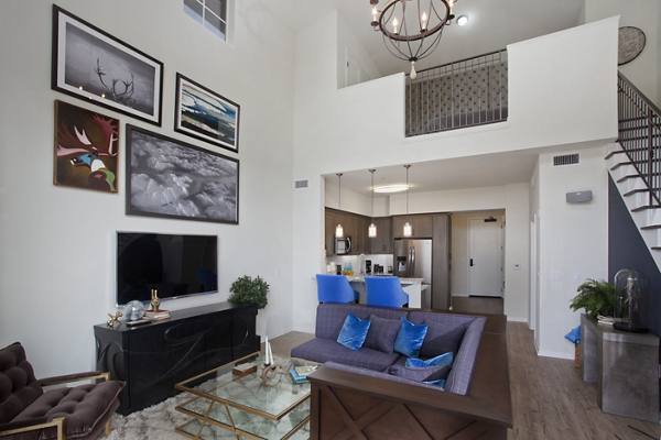 living room at Broadstone Balboa Park Apartments