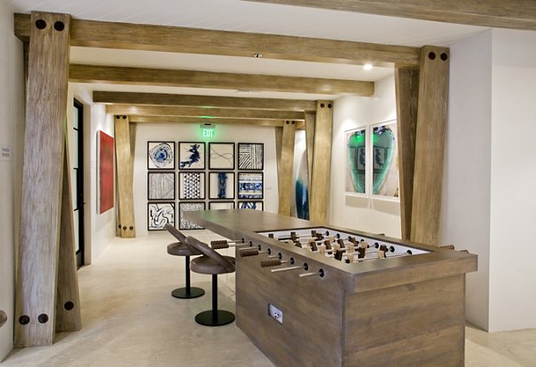 Games area at Sway Apartments