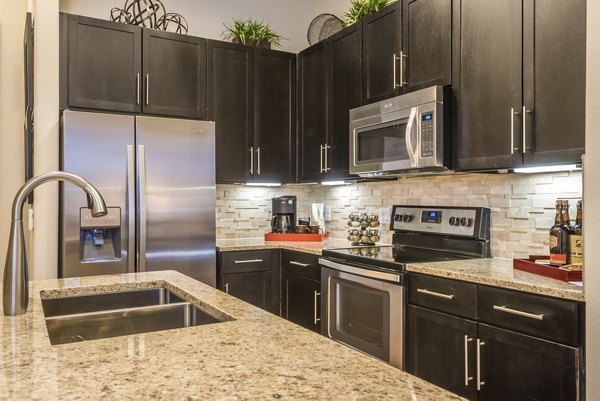 kitchen at 2626 Fountain View Apartments