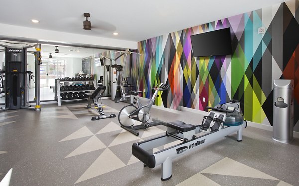 fitness center at Broadstone on 9th Apartments