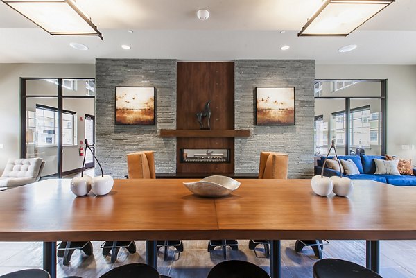 Modern clubhouse featuring luxury interiors at The Artisan Apartments