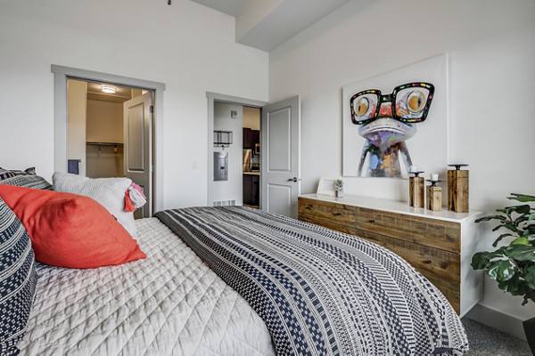 bedroom at Parkway Lofts Apartments