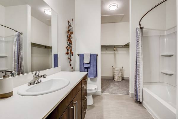 bathroom at Parkway Lofts Apartments