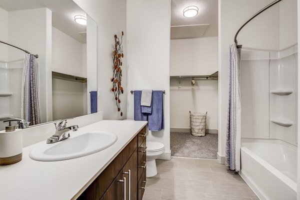 bathroom at Parkway Lofts Apartments