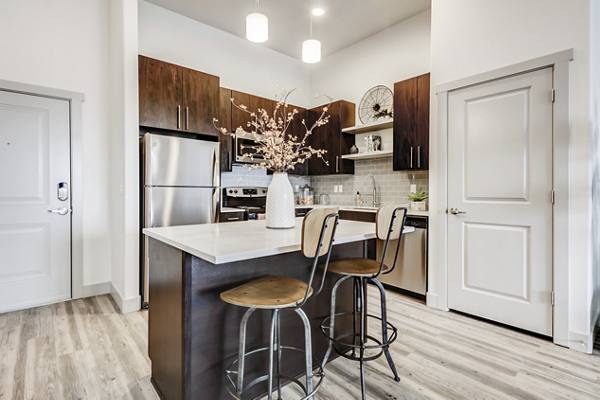 kitchen at Parkway Lofts Apartments