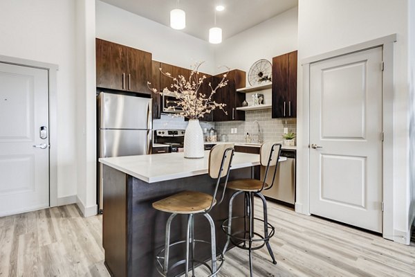 kitchen at Parkway Lofts Apartments