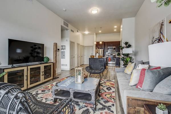 living room at Parkway Lofts Apartments