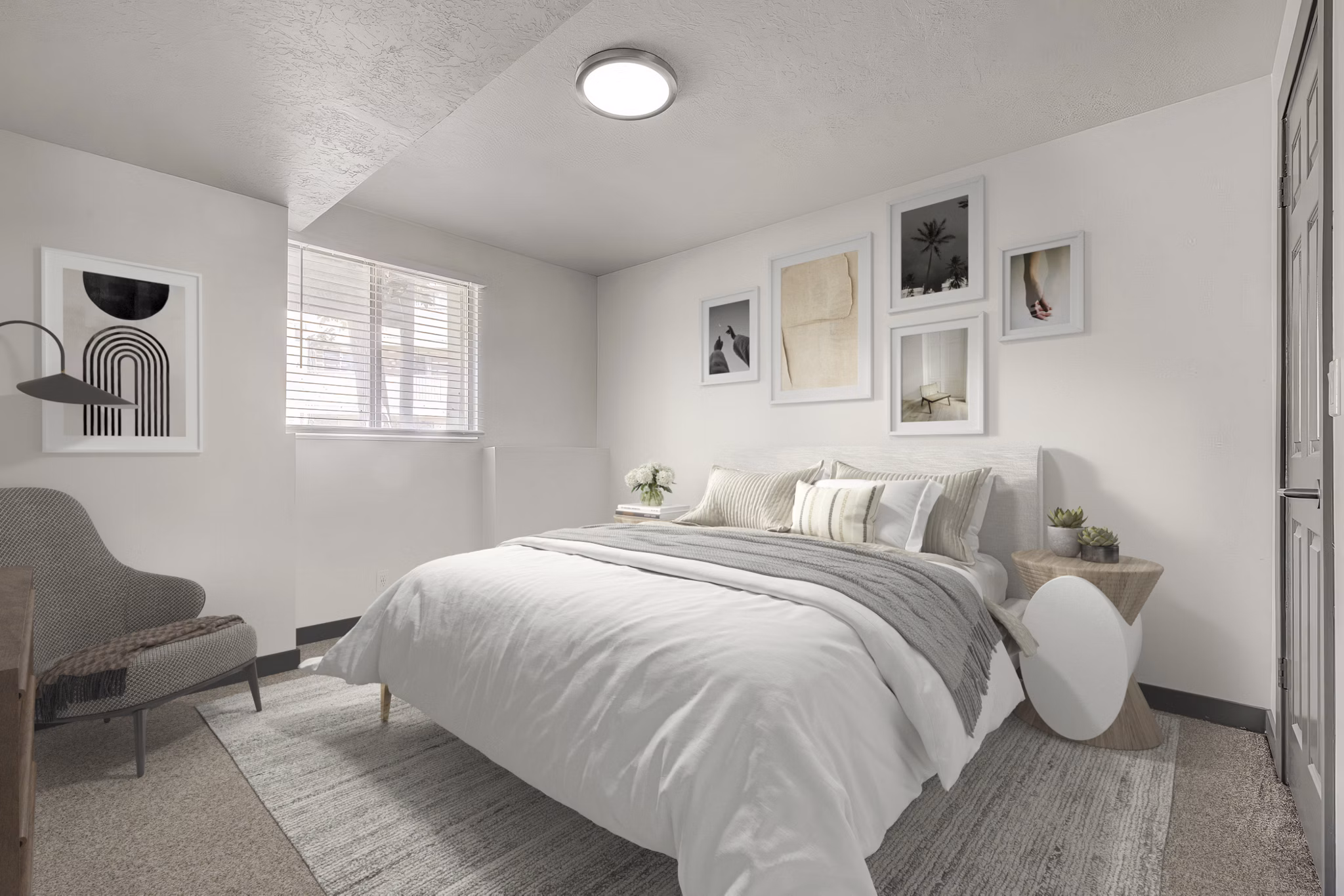 Bedroom at The Pointe at Northridge Apartments