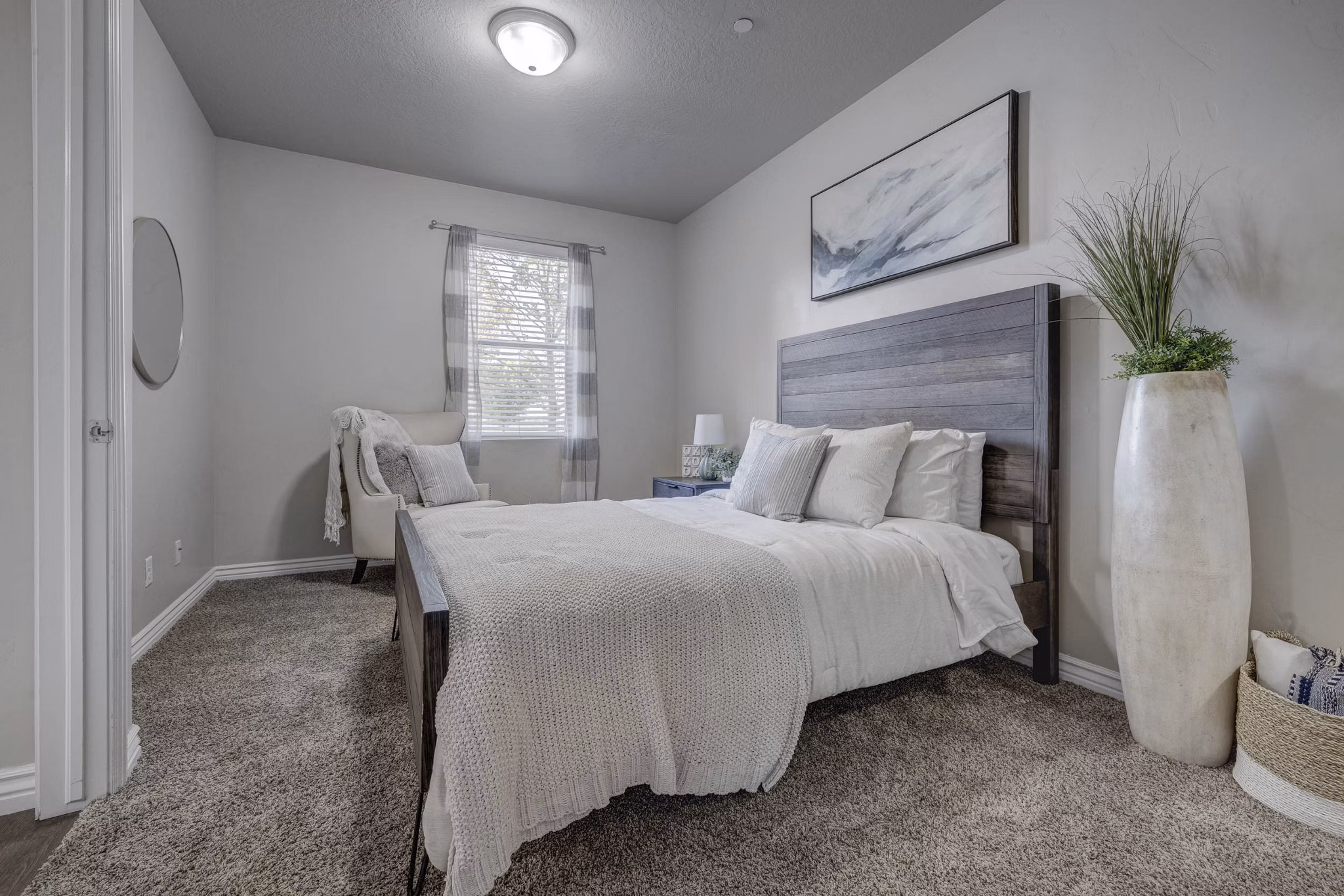 bedroom at Pinnacle Highbury Apartments 