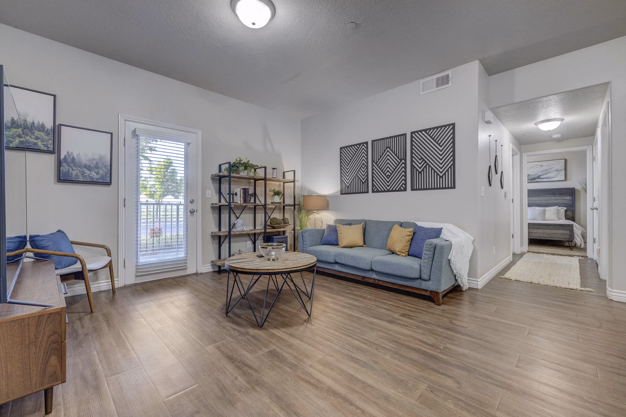 living room at Pinnacle Highbury Apartments 