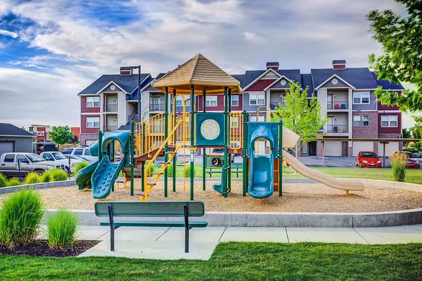 playground at Pinnacle Highbury Apartments offering recreational fun for families and children