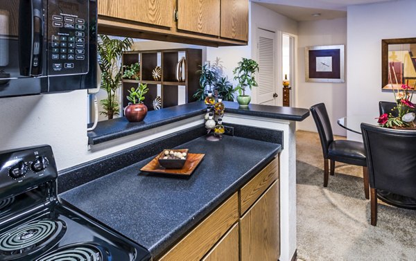 kitchen at Fountainhead Apartments