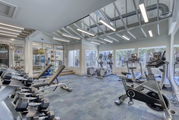 fitness center at Broadstone Medical Apartments